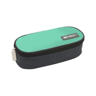 ASTUCCIO BUSTINA OVALE inECOPELLE FODERATA VERDE