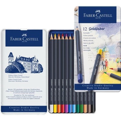 ASTUCCIO MET. 12 PASTELLIPERMANENTI GOLDFABER