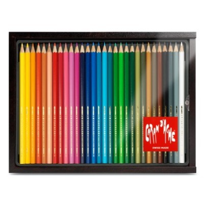 COFANETTO IN LEGNO 30 SWISSCOLOR CARAN D'ACHE