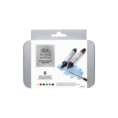 SET 6 PENNARELLI WATERCOLOUR ACQUERELLABILI