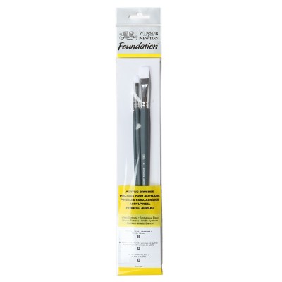 SET 3 PENNELLI PER ACRILICO 2T 4G 8P W&N