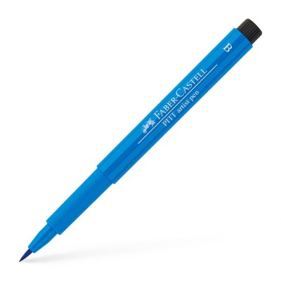 PENNA PITT ARTIST PEN BLU FTALICO