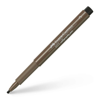 PITT ARTIST PEN CALLIGRAPHY PUNTA SCALPELLO MARRON
