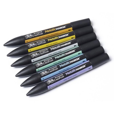 SET 6 PENNARELLI PROMARKER COLORI METALLICI