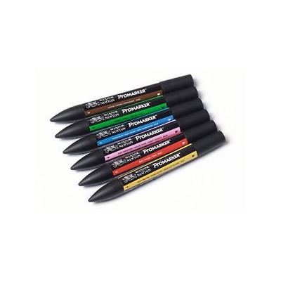 SET 6 PENNARELLI PROMARKER W&N MID TONES