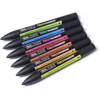 SET 6 PENNARELLI PROMARKER COLORI NEON