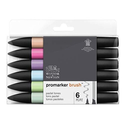 SET 6 PENNARELLI BRUSH MARKER TONI PASTELLO