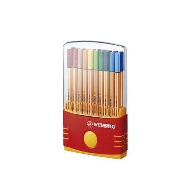 ASTUCCIO 20 PENNARELLI STABILO POINT 88 COLOR PARADE