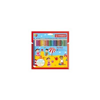 ASTUCCIO 24 MAXI PASTELLI COLORATI STABILO TRIO MAXI
