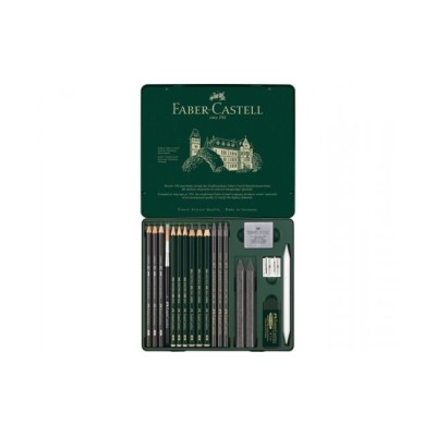 SET METALLO PITT MONOCHROME GRAPHITE MEDIUM