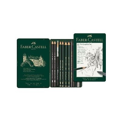 SET METALLO PITT MONOCHROME GRAPHITE SMALL