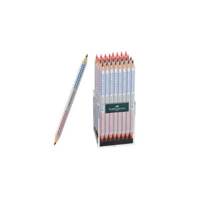 MATITA BICOLORE JUMBO    GRIP ROSSO/BLU