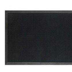 TAPPETO IN GOMMA ROLLER NERO 46X70CM VELCOC