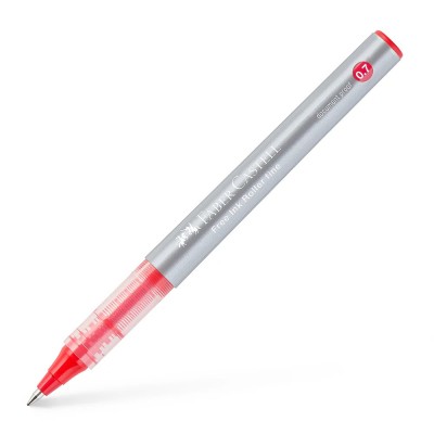 PENNA ROLLER FREE INK    0,7MM ROSSA FABER CASTEL