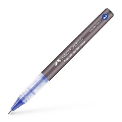 PENNA ROLLER FREE INK    0,5MM BLU FABER CASTEL