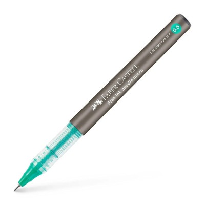 PENNA ROLLER FREE INK    0,5MM VERDE FABER CASTEL