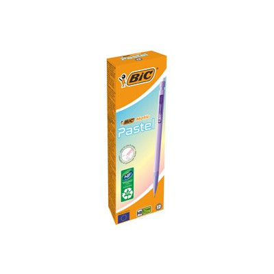 Scatola 12 portamine HB 0.7mm Matic Pastel Bic
