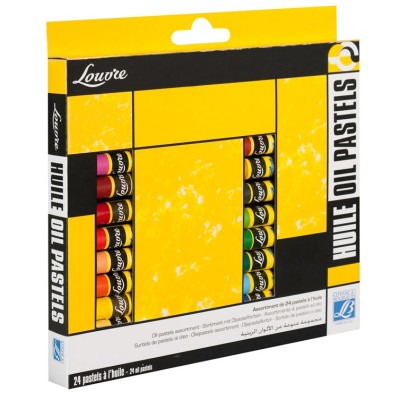 SCATOLA 48 PASTELLI A OLIO LOUVRE
