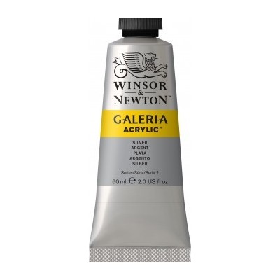 ACRILICO GALLERIA 60ML   ARGENTO