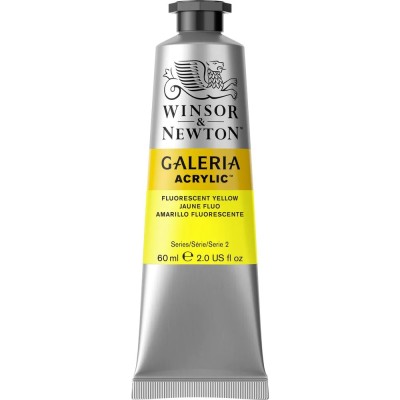 ACRILICO GALLERIA 60ML   GIALLO FLUO