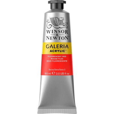 ACRILICO GALLERIA 60ML   ROSSO FLUO