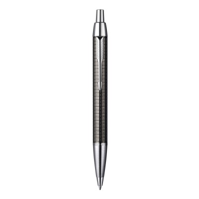 PENNA A SFERA M BLU PARKER IM PREMIUM DEEP GUN METAL CHISELLED