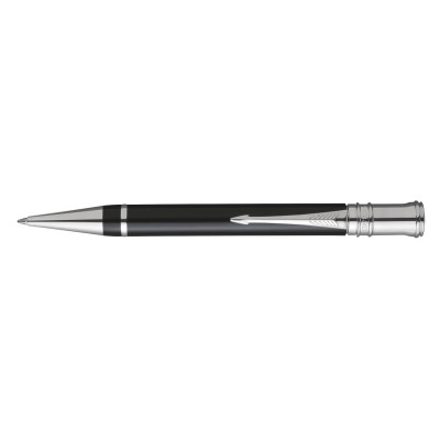 PENNA A SFERA M PARKER   DUOFOLD BLACK PALTINUM