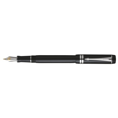 PENNA STILO M PARKER     DUOFOLD BLACK PALTINUM