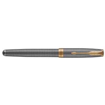 PENNA STILO PARKER SONNET CHISELLED SILVER GT