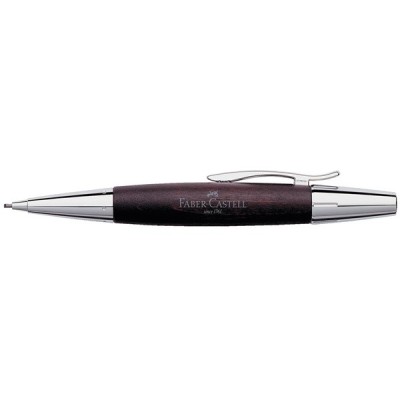 PORTAMINE E-MOTION CHROME WOOD MOKA FABER-CASTELL