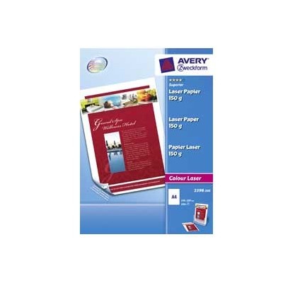 CARTA LASER A4 200fg 150gr PHOTO PATINATO EX.LUCIDO FRONTE/RETRO FSC AVERY