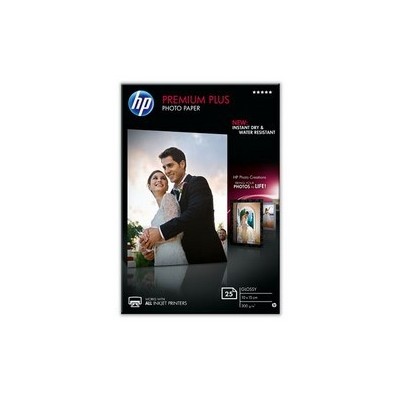 RISMA 25 FG CARTA HP PREMIUM PLUS GLOSSY PHOTO PAPER 25 SHTS 10X15