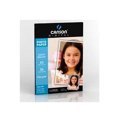 CARTA INKJET A3 210GR 50FG PHOTO GLOSSY PERFORMANCE CANSON