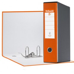 REGISTRATORE EUROFILE G55 ARANCIO DORSO 8CM F.TO PROTOCOLLO