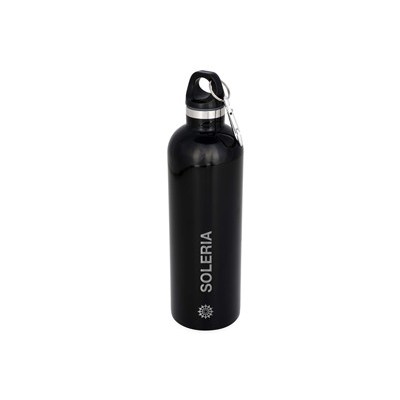 Borraccia termica sottovuoto Atlantic 530ml in acciaio - nera