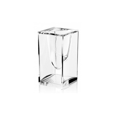PORTAPENNE LIQUID POT    NERO TRASPARENTE