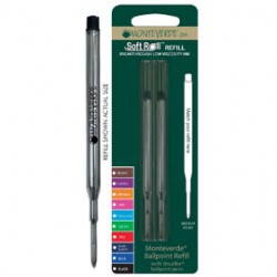 Blister 2 refill per SFERA Sheaffer  NERO PUNTA MEDIA