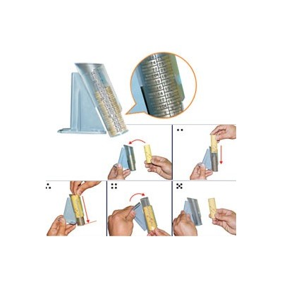 SET 8 TUBI per SEPARA MONETE CM018/CM020