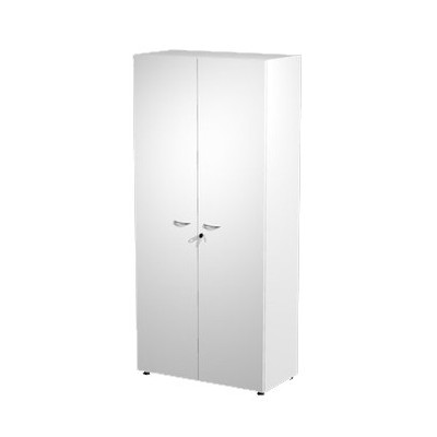 ARMADIO ALTO C/ANTE MELAMINICO BIANCO 9046X200