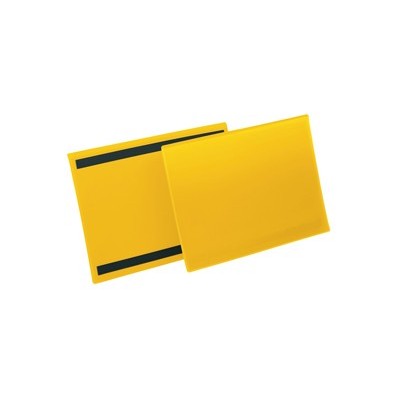 50 buste identificazione magnetiche 297x210mm (A4-ORIZ.) art.1745 GialloDURABLE