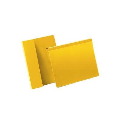50 buste identificazione con aletta 210x148mm (A5-oriz) 1722 Giallo Durable
