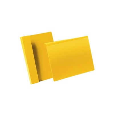 50 buste identificazione con aletta 210x297mm (A4-oriz) 1723 Giallo Durable