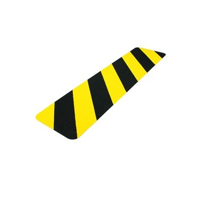 Striscia segnaletica da terra giallo/nera 610x150mm Tarifold