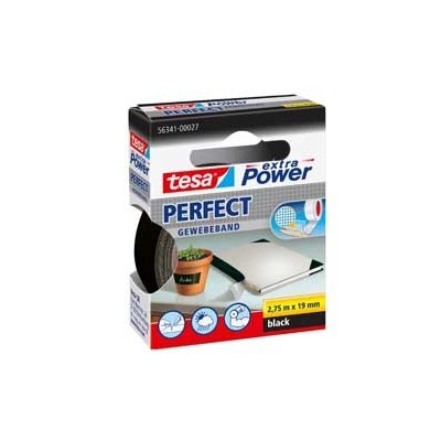 NASTRO ADESIVO TELATO 19MMX2,7MT NERO 56341 XP PERFECT
