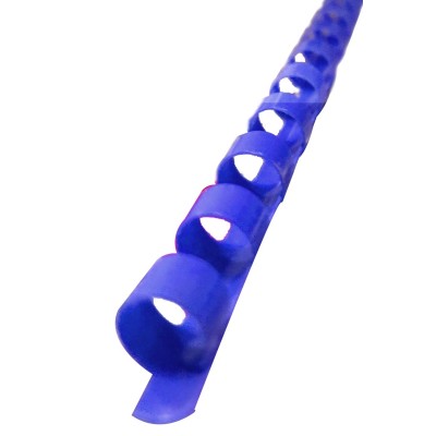 SCATOLA 100 DORSI SPIRALE 14MM BLU 21 ANELLI