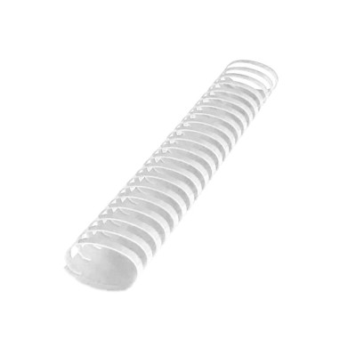 SCATOLA 50 DORSI SPIRALE 38MM BIANCO 21 ANELLI OVALE