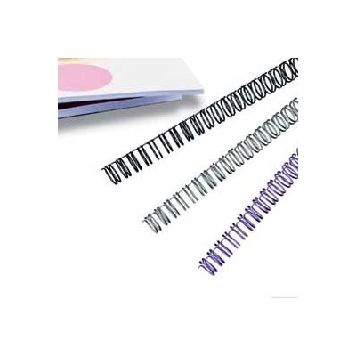 SCATOLA 100 DORSI METALLO 14,3MM ARGENTO 34 ANELLI PASSO 31