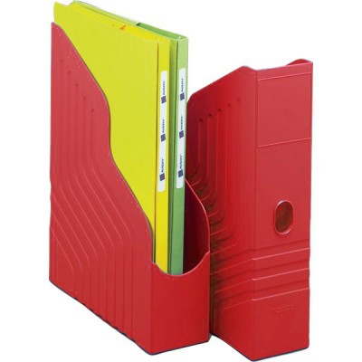 PORTARIVISTE MAGAZINE RACK ROSSO 25X32CM DORSO 8CM