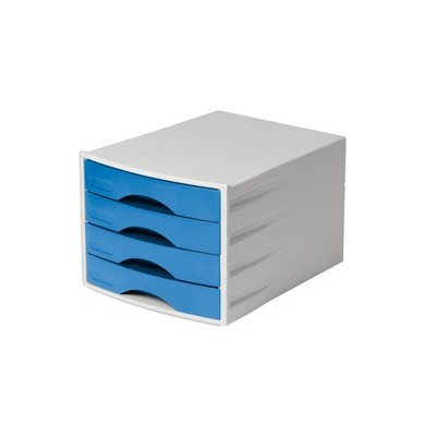 Cassettiera ECO Azzurro L290xH230xP360mm Durable