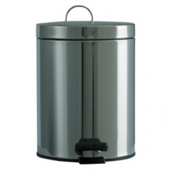 PATTUMIERA 5Lt A PEDALE IN ACCIAIO INOX